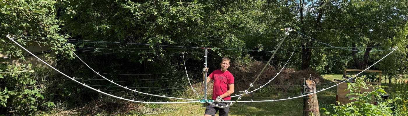 DH6WM mit Antenne